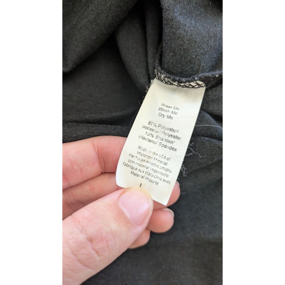 Beyond Yoga Spacedye Icon Midi Dress Darkest Night Black Charcoal Stretch Large - Picture 6 of 10